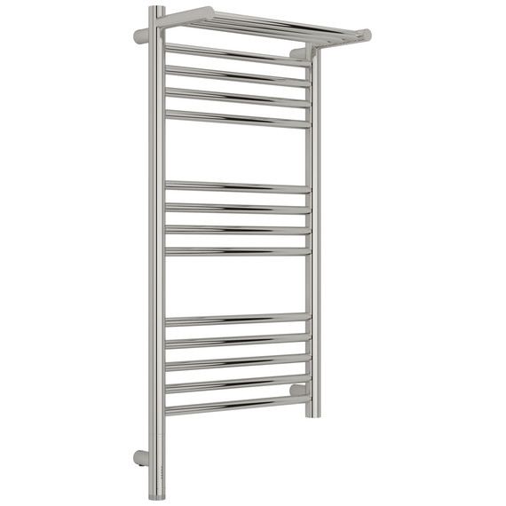 Полотенцесушитель электрический Сунержа Богема 3.1 с полкой П14 400x920 мм 00-6006-8040 L, хром - фото 