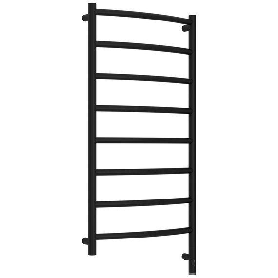 Полотенцесушитель электрический Сунержа Галант 3.1 П8 500x1120 мм 31-6001-1050 R, чёрный матовый - фото 