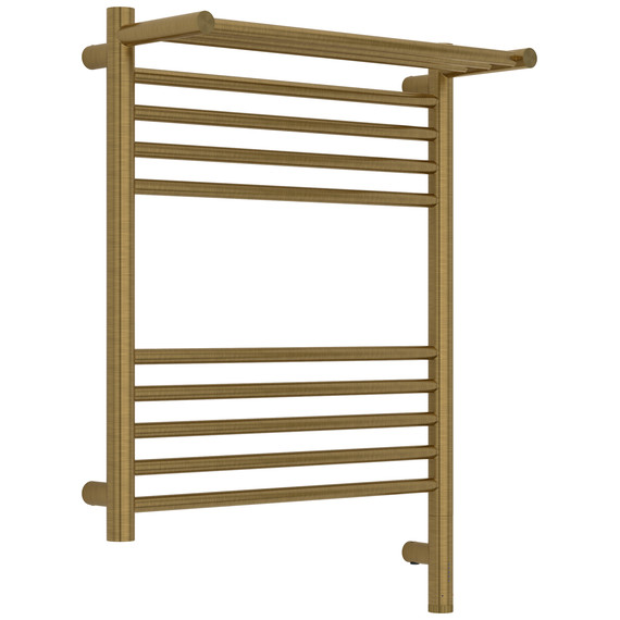 Полотенцесушитель электрический Сунержа Богема 3.1 с полкой П10 500x720 мм 051-6007-6050 R, состаренная латунь - фото 