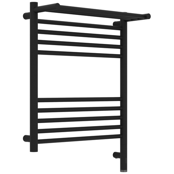 Полотенцесушитель электрический Сунержа Богема 3.1 с полкой П10 500x720 мм 15-6007-6050 R, тёмный титан муар - фото 