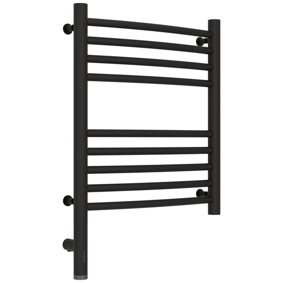 Полотенцесушитель электрический Сунержа Богема 3.0 П9 400x620 мм (выгнутая перемычка) 15-5802-5040 L, тёмный титан муар - фото 