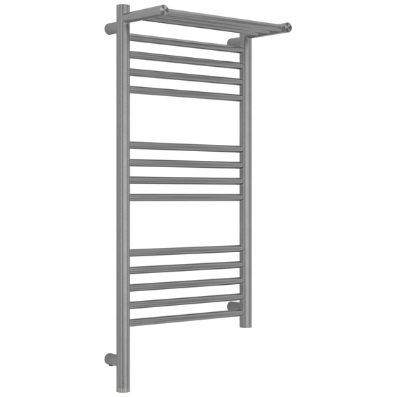 Полотенцесушитель электрический Сунержа Богема 3.1 с полкой П14 400x920 мм 071-6006-8040 L, сатин - фото 