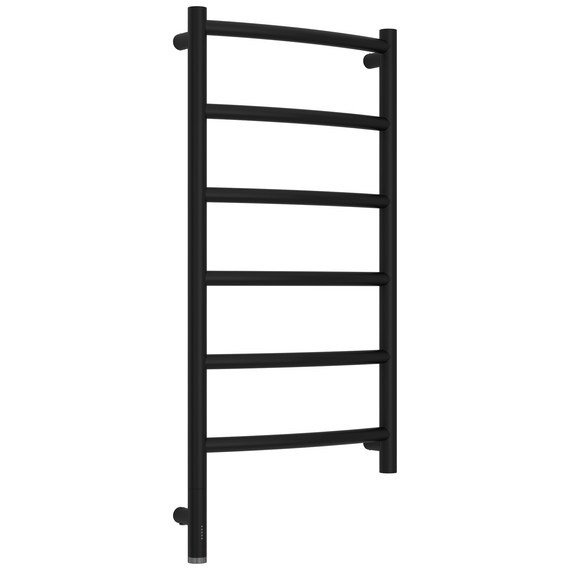 Полотенцесушитель электрический Сунержа Галант 3.1 П6 400x920 мм 31-6000-8040 L, чёрный матовый - фото 