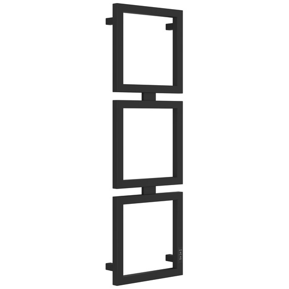 Полотенцесушитель электрический Сунержа Этюд П6 300x1050 мм 31-0845-1030 R, чёрный матовый - фото 