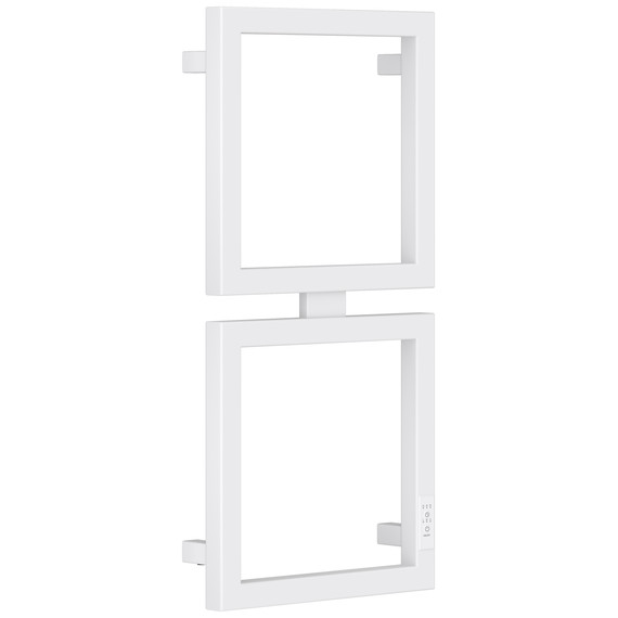 Полотенцесушитель электрический Сунержа Этюд П4 300x690 мм 30-0845-6030 R, белый матовый - фото 