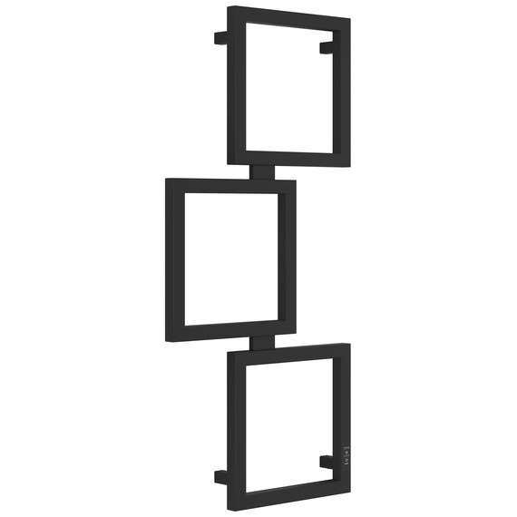 Полотенцесушитель электрический Сунержа Этюд П6 300x1050 мм 31-0847-1050 R, чёрный матовый - фото 