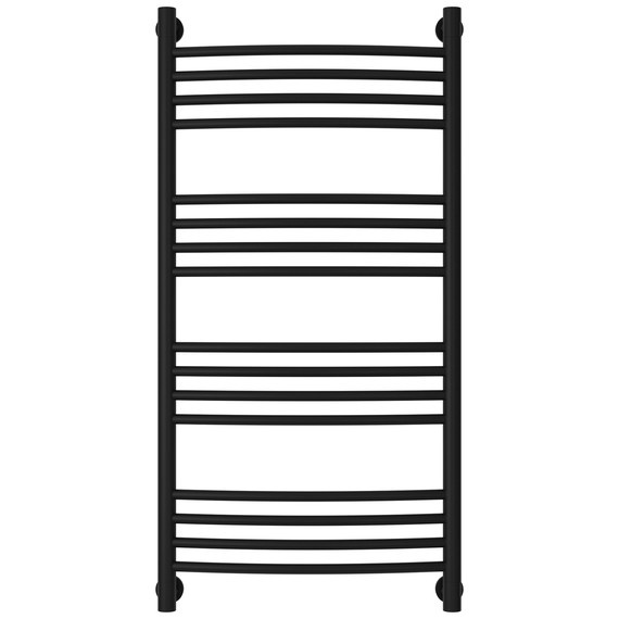 Полотенцесушитель водяной Сунержа Богема+ П16 500x1060 мм (выгнутая перемычка) 31-0221-1050, чёрный матовый - фото 2