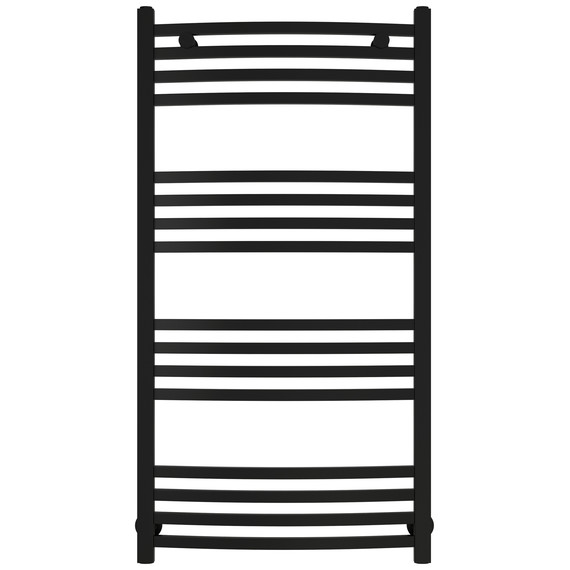 Полотенцесушитель водяной Сунержа Аркус П16 500x1000 мм 31-0251-1050, чёрный матовый - фото 2