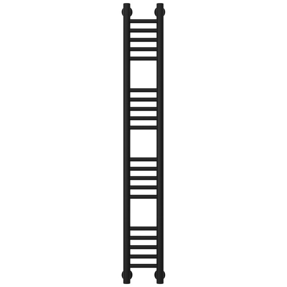 Полотенцесушитель водяной Сунержа Богема+ П20 150x1260 мм (прямая перемычка) 31-0220-1215, чёрный матовый - фото 2