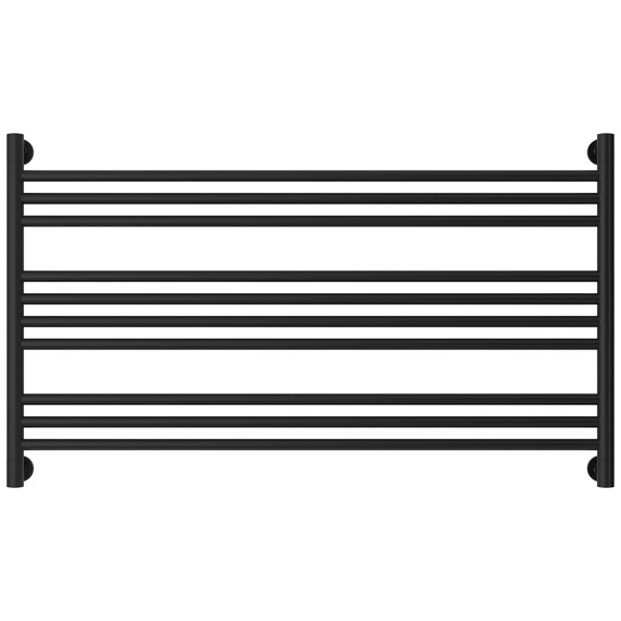 Полотенцесушитель водяной Сунержа Богема L П10 1100x660 мм 31-0202-6011, чёрный матовый - фото 2