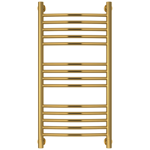 Полотенцесушитель водяной Сунержа Богема+ П14 400x860 мм (выгнутая перемычка) 03-0221-8040, золото - фото 2