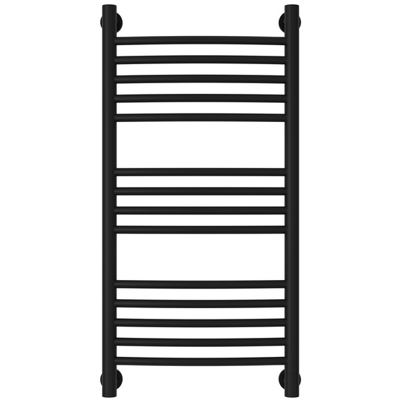 Полотенцесушитель водяной Сунержа Богема+ П14 400x860 мм (выгнутая перемычка) 31-0221-8040, чёрный матовый - фото 2