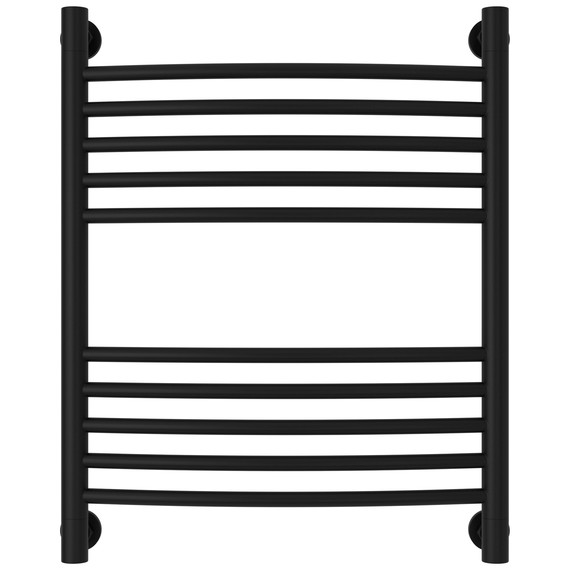 Полотенцесушитель водяной Сунержа Богема+ П10 500x660 мм (выгнутая перемычка) 31-0221-6050, чёрный матовый - фото 2
