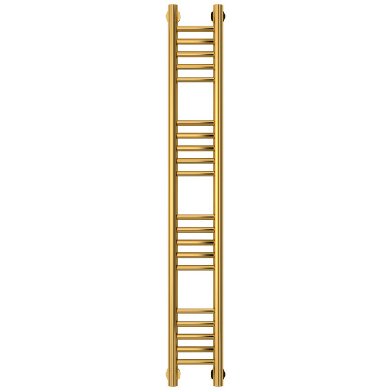 Полотенцесушитель водяной Сунержа Богема+ П20 150x1260 мм (прямая перемычка) 03-0220-1215, золото - фото 2