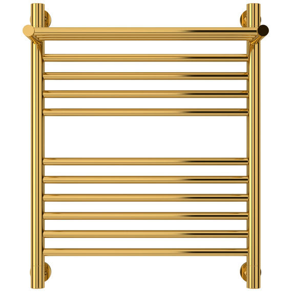 Полотенцесушитель водяной Сунержа Богема+ с полкой П11 500x660 мм 03-0223-6050, золото - фото 2
