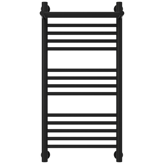 Полотенцесушитель водяной Сунержа Богема+ с полкой П14 400x860 мм 31-0223-8040, чёрный матовый - фото 2