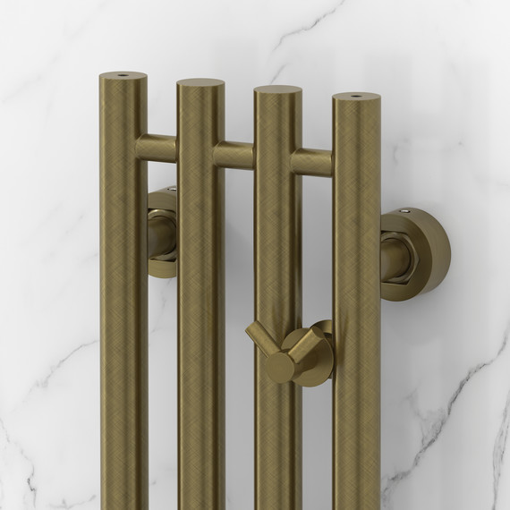 Полотенцесушитель водяной Сунержа Кантата PRO П4 150x1500 мм 05-0446-1515, состаренная бронза - фото 3