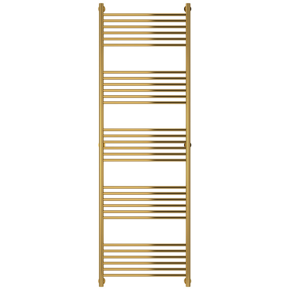 Полотенцесушитель водяной Сунержа Богема+ П30 600x1960 мм (прямая перемычка) 03-0220-1960, золото - фото 2