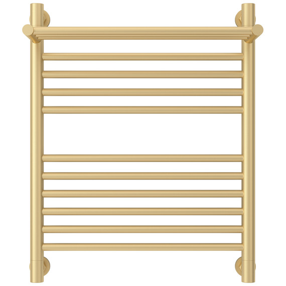 Полотенцесушитель водяной Сунержа Богема+ с полкой П11 500x660 мм 022-0223-6050, шампань матовый - фото 2