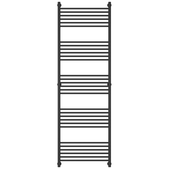 Полотенцесушитель водяной Сунержа Богема+ П30 600x1960 мм (прямая перемычка) 15-0220-1960, тёмный титан муар - фото 2