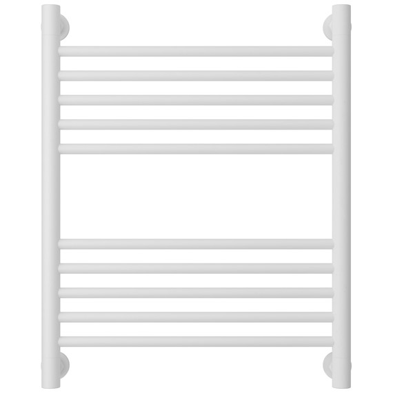 Полотенцесушитель водяной Сунержа Богема+ П10 500x660 мм (прямая перемычка) 30-0220-6050, белый матовый - фото 2