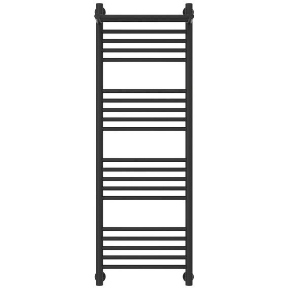 Полотенцесушитель водяной Сунержа Богема+ с полкой П20 400x1260 мм 15-0223-1240, тёмный титан муар - фото 2