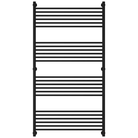Полотенцесушитель водяной Сунержа Богема+ П24 800x1560 мм (прямая перемычка) 31-0220-1580, чёрный матовый - фото 2