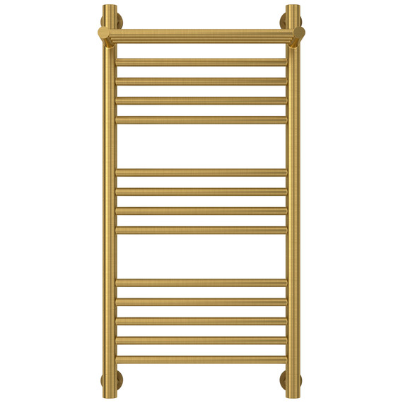 Полотенцесушитель водяной Сунержа Богема+ с полкой П14 400x860 мм 051-0223-8040, состаренная латунь - фото 2