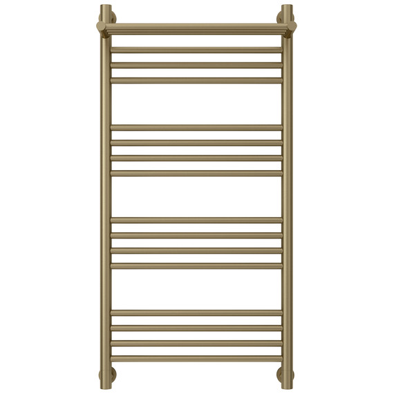 Полотенцесушитель водяной Сунержа Богема+ с полкой П16 500x1060 мм 32-0223-1050, золотой шёлк - фото 2