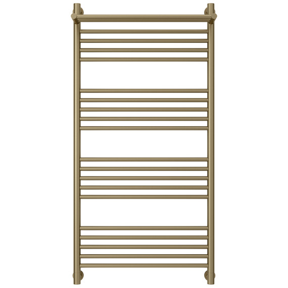 Полотенцесушитель водяной Сунержа Богема+ с полкой П20 600x1260 мм 32-0223-1260, золотой шёлк - фото 2