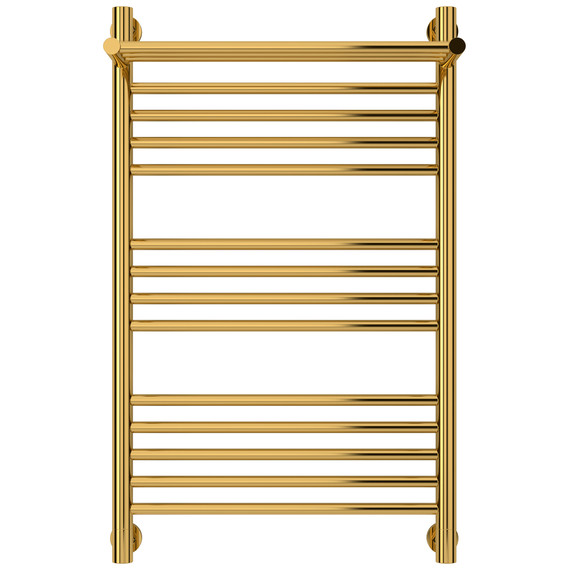 Полотенцесушитель водяной Сунержа Богема+ с полкой П14 500x860 мм 03-0223-8050, золото - фото 2