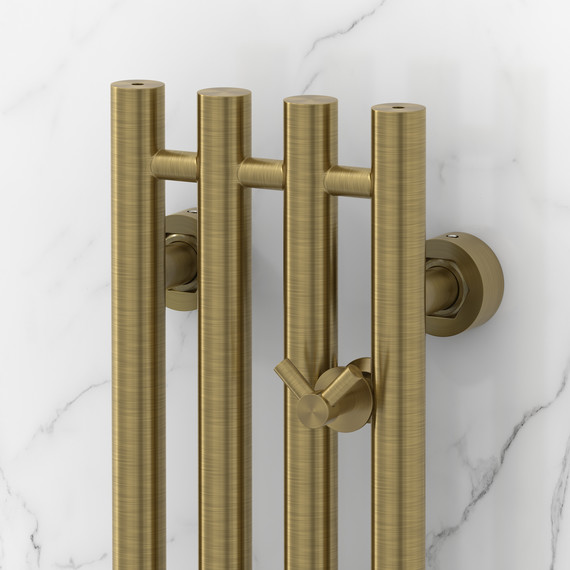 Полотенцесушитель водяной Сунержа Кантата PRO П4 150x1500 мм 051-0446-1515, состаренная латунь - фото 3