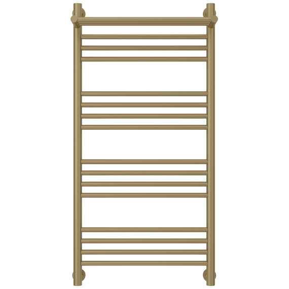 Полотенцесушитель водяной Сунержа Богема+ с полкой П16 500x1060 мм 032-0223-1050, золото матовое - фото 2