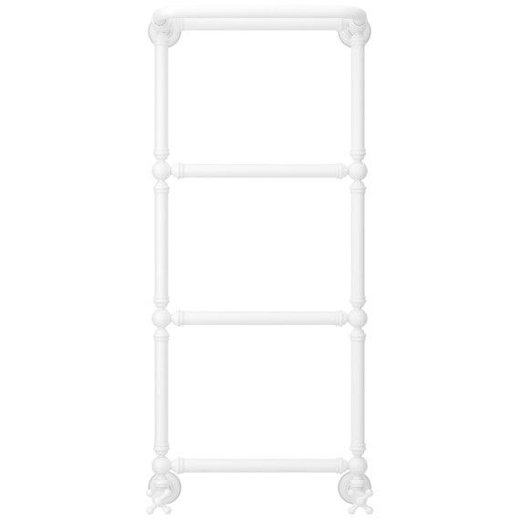 Полотенцесушитель водяной Сунержа Ренессанс П4 400x1030 мм 30-0281-9640, белый матовый - фото 2