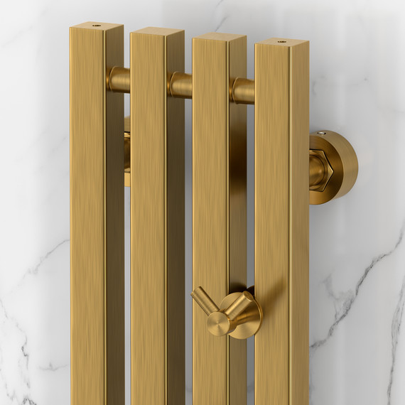 Полотенцесушитель водяной Сунержа Сатерленд PRO П4 150x1200 мм 051-0457-1215, состаренная латунь - фото 3