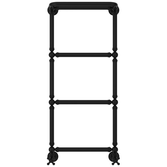 Полотенцесушитель водяной Сунержа Ренессанс П4 400x1030 мм 31-0281-9640, чёрный матовый - фото 2