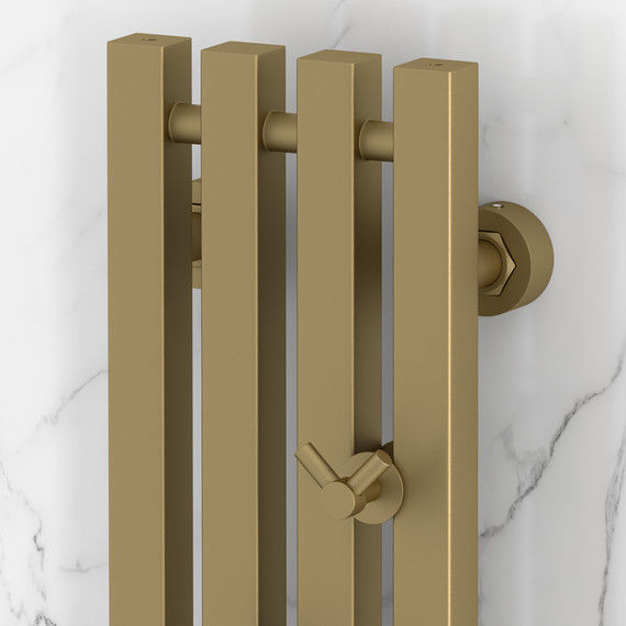 Полотенцесушитель водяной Сунержа Сатерленд PRO П4 150x1200 мм 032-0457-1215, золото матовое - фото 3