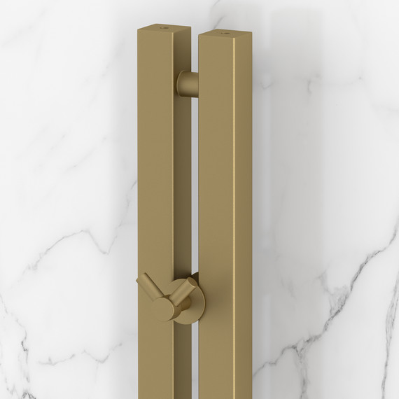 Полотенцесушитель водяной Сунержа Фьорд PRO П2 50x1200 мм 032-0458-1250, золото матовое - фото 3