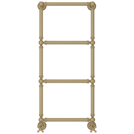 Полотенцесушитель водяной Сунержа Ренессанс П4 400x1030 мм 032-0280-9640, золото матовое - фото 2