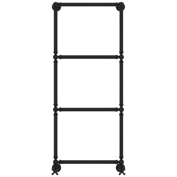 Полотенцесушитель водяной Сунержа Ренессанс П4 500x1330 мм 31-0280-1250, чёрный матовый - фото 2