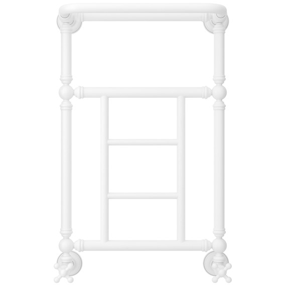 Полотенцесушитель водяной Сунержа Ренессанс П5 400x730 мм 30-0282-6640, белый матовый - фото 2