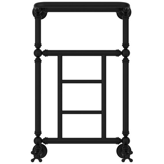 Полотенцесушитель водяной Сунержа Ренессанс П5 400x730 мм 31-0282-6640, чёрный матовый - фото 2