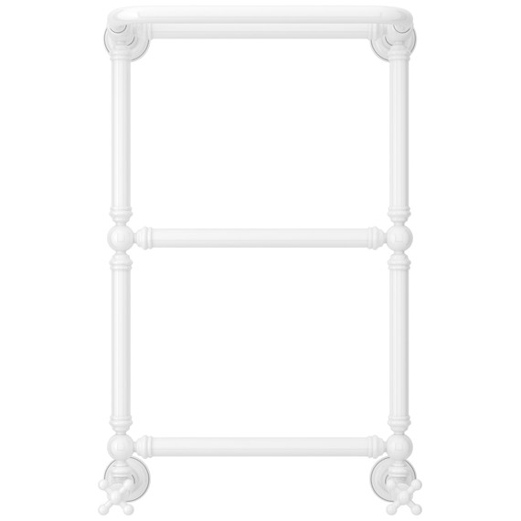 Полотенцесушитель водяной Сунержа Ренессанс П3 400x730 мм 12-0281-6640, белый - фото 2