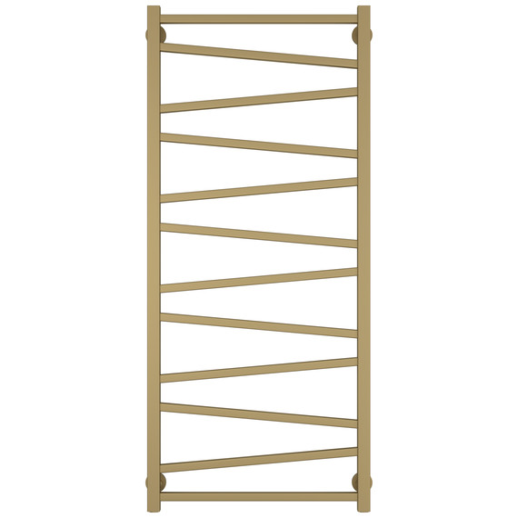 Полотенцесушитель водяной Сунержа Сирокко П12 500x1200 мм 032-0253-1250, золото матовое - фото 2