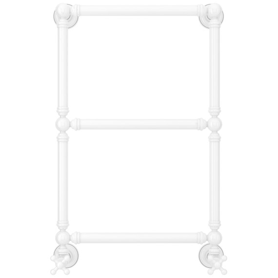 Полотенцесушитель водяной Сунержа Ренессанс П3 400x730 мм 12-0280-6640, белый - фото 2