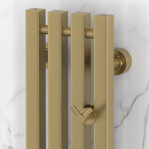 Полотенцесушитель водяной Сунержа Сатерленд PRO П4 150x1200 мм 32-0457-1215, золотой шёлк - фото 3