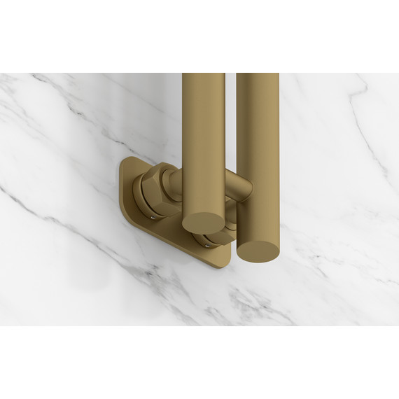 Полотенцесушитель водяной Сунержа Нюанс PRO П2 50x1200 мм 032-0412-1250, золото матовое - фото 3