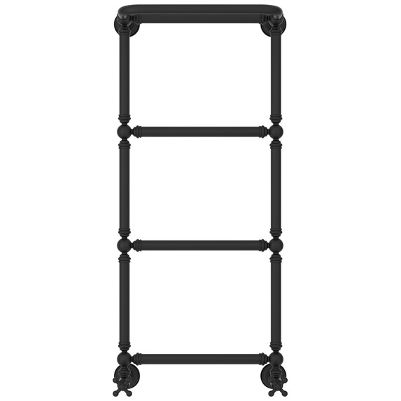 Полотенцесушитель водяной Сунержа Ренессанс П4 400x1030 мм 15-0281-9640, тёмный титан муар - фото 2