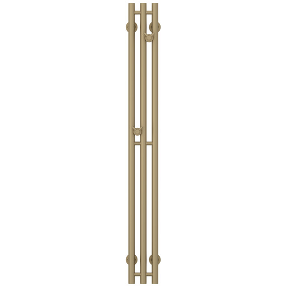 Полотенцесушитель водяной Сунержа Терция PRO П3 100x1200 мм 032-0444-1210, золото матовое - фото 2