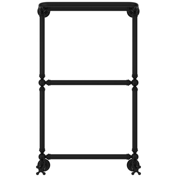 Полотенцесушитель водяной Сунержа Ренессанс П3 500x930 мм 31-0281-8650, чёрный матовый - фото 2